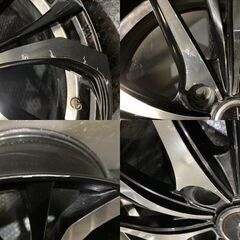 Weds LEONIS TE ウェッズ レオニス 社外ホイール 17インチ 4本 7J5HPCD114.3+47 ヴォクシー エクストレイル等 　(VHH386)