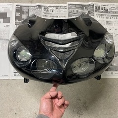 ZZR1400 アッパーカウル＆純正ライト　中古　