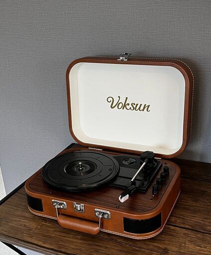 VOKSUN レコードプレーヤー