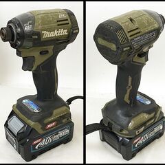中古 マキタ 40V TD002GRDX (O) オリーブ インパクトドライバー TD002GRDXO 2.5Ah 【充電器無し】領収証可