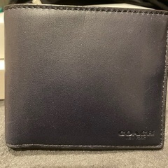 Coach wallet コーチ財布メンス　ネイビーブルー