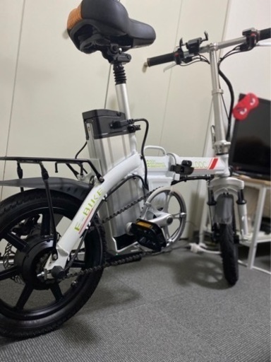 Thomas 折りたたみ自転車 LEDライト付き モペット 電動自転車（モペット版) 折りたたみ可能ー新車 Thomas 折りたたみ