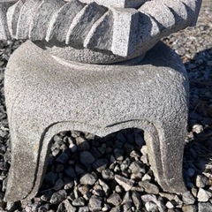 【売約済】雪見灯籠 庭園 和風置物 六角雪見 石灯籠