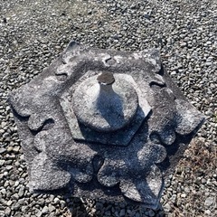 【売約済】雪見灯籠 庭園 和風置物 六角雪見 石灯籠