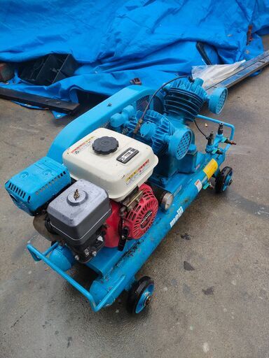 meiji エンジンコンプレッサー GE-22CS 5.5馬力 動作確認済み