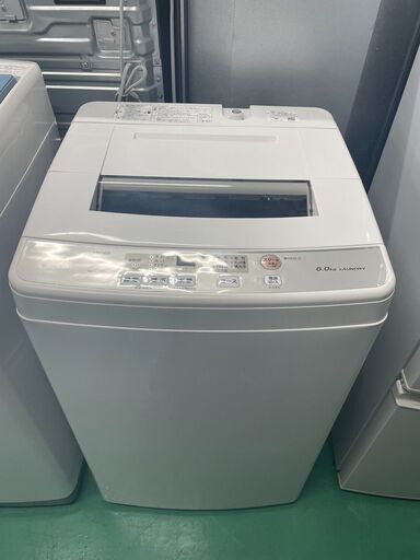 大阪⭐️エコマックス♻️「T439」2019年式6キロ洗濯機　AQUA\tAQW-S60H(W)