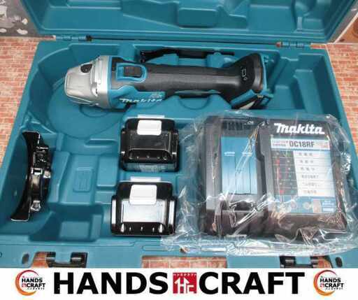 makita マキタ GA404DRGXN ディスクグラインダ 未使用 18V 6.0Ah バッテリー×2 充電器 フルセット 【ハンズクラフト宜野湾店】