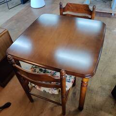 【愛品倶楽部柏店】karimoku ダイニング3点セット コロニアル