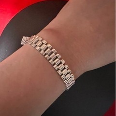 セール❣️Pt900 ブレスレット‼️ロレックスベルトタイプ