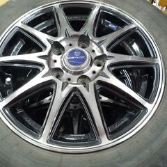 タイヤ ホイール 4本セット ENKEI エンケイ SMACK PCD 114.3 +53 6J TOYO J31 195/65R15 2013年 中古 苫小牧西店 タイヤ ホイール 4本セット ENKEI エンケイ SMACK PCD 114.3 +53 6J