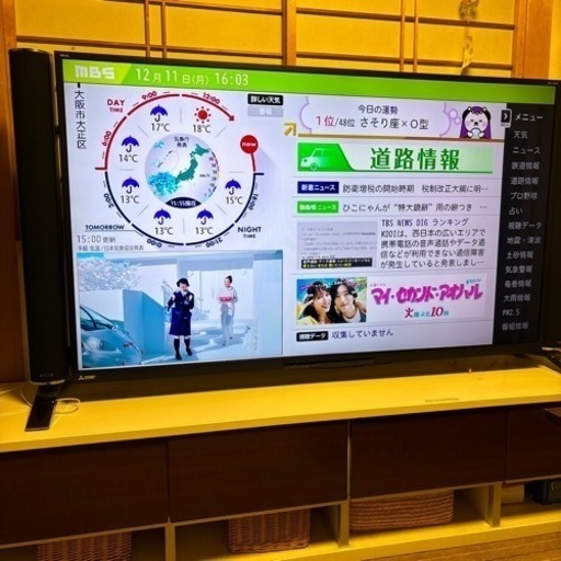 MITSUBISHI65型テレビ