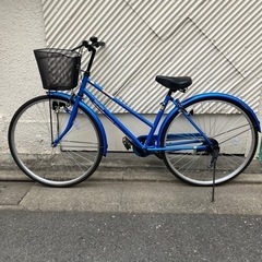 【売約済】【品川区リサイクルショップ】自転車　27インチ　街乗り　町乗り　ちょい乗り　サイクルスポット　cycle spot  カゴ付き　27型　ママチャリ