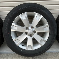 デリカD5純正アルミホイール 18インチ 225/60R18タイヤ付き