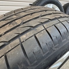 デリカD5純正アルミホイール 18インチ 225/60R18タイヤ付き