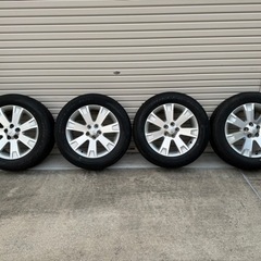 デリカD5純正アルミホイール 18インチ 225/60R18タイヤ付き