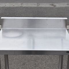 【12/16受渡予定】≪zyt1213ジ≫ ステンレス作業台 バックガード付き 幅60cm マルゼン製？ 架台/置台/店舗/厨房/設備/ガレージ/DIY 現状品 51112-06