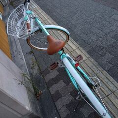 [TAMAKOSHI]MAHALO(マハロ)26吋女児用ジュニアサイクル 外装6段/グリーン