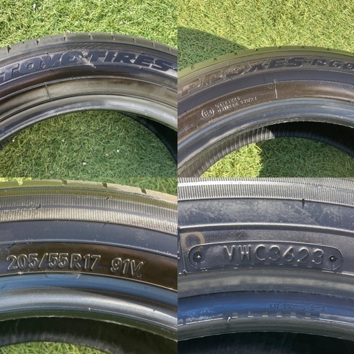 4本セット 205/55R17 TOYO トーヨー 新車装着タイヤ PROXES R60
