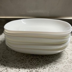 【お話し中】『値下げ』皿②白いプレート皿　6枚セット