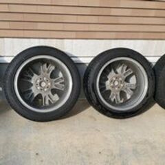 中古スタッドレスタイヤアルミ４本セット ブリジストン BLIZZAK VRX2 205/50R17 スバル純正アルミホイール