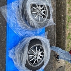 ダンロップ　DUNLOP 冬用タイヤ　スタッドレス　アルミホイール付き　