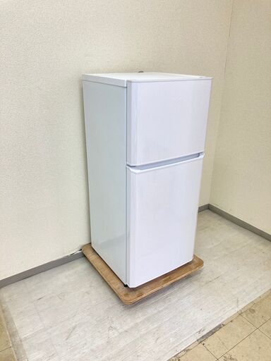 【美品】冷蔵庫Haier 121L 2017年製 JR-N121A 洗濯機IRISOHYAMA 5kg 2019年製 IAW-T502EN KT77649 KV74905