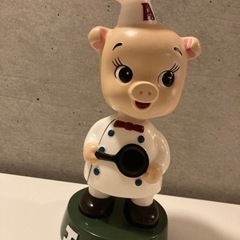 【非売品】エースコック 豚のシェフ フィギュア 約32.5センチ　ソフビ人形 シガク様専用】エースコック こぶた 32cm ソフビ 売れ筋 当時物 ブタの