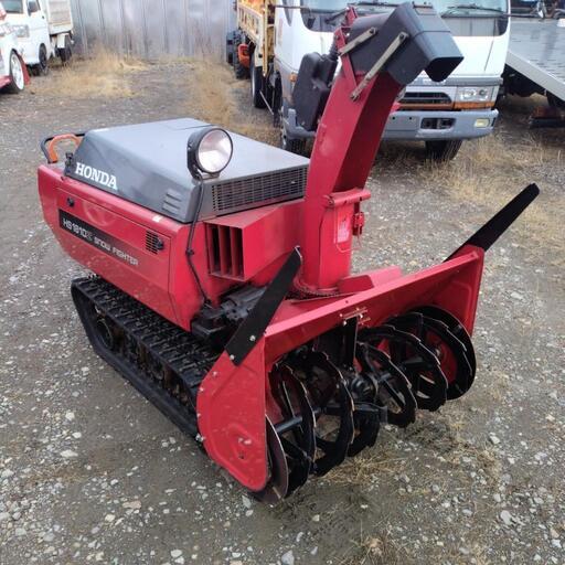 青森市発☆除雪機 ホンダ スノーファイター HS1810Z 18馬力 HST サイド