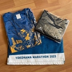 横浜マラソン2023 Tシャツ/サコッシュ/バスタオル