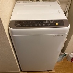 【終了】パナソニック　洗濯機　7kg