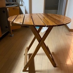 折りたたみ式丸テーブル【13日まで】
