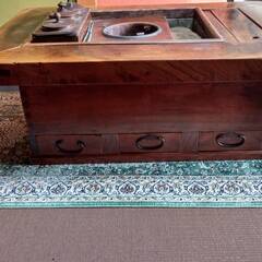 長火鉢　総欅造り 関西長火鉢 KS348｜創作品モール あるる