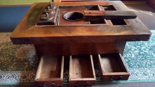 長火鉢　総欅造り 関西長火鉢 KS348｜創作品モール あるる