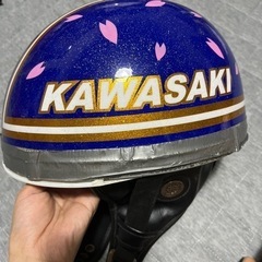 KAWASAKI コルク半　ヘルメット