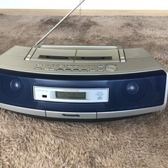 Panasonic ダブルカセットCDラジオ