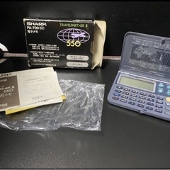 【1/2 昭和レトロ】SHARP PA-700 電子メモ TRA...