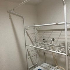 洗濯機周りの収納に