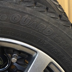 美品＞155/65 R13・13×4.00Bアルミ付きスタッドレスタイヤ