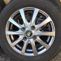 美品＞155/65 R13・13×4.00Bアルミ付きスタッドレスタイヤ