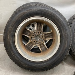 バリ山BS16インチスタッドレスタイヤ ホイールセッ215/65R16手渡し希望 WINTER MAXX スバル フォレスター純正 16インチ ダンロップ SJ-8