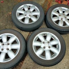ラパンHE22S 純正アルミホイール(サマータイヤ付き) ４本セット