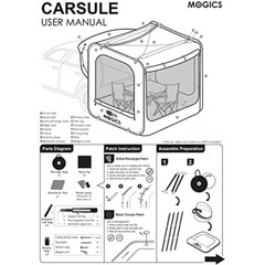 定価4万以上！新品激安MOGICS カースルー  ポップアップテント カーサイド