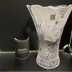 HOYA クリスタル 花瓶 フラワーベース