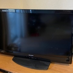 【シャープ】32型液晶TVおよびBDレコーダーのセット