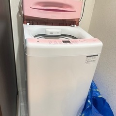 Haierピンク洗濯機5.5kg