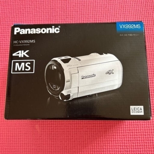 新品未使用　Panasonic パナソニック 4K ビデオカメラ HC-VX992MS-T ブラウン