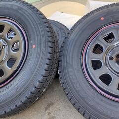   軽バン、トラに! スタッドレスタイヤ