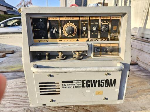 新ダイワ EGW150M 防音型 エンジン 発電機 溶接機 ウェルダー 100V