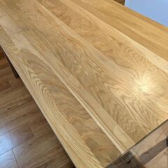 無印良品 MUJI タモ材  ダイニングテーブル