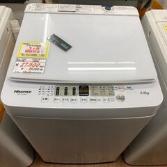 リサイクルショップどりーむ天保山店　NO.10120　洗濯機　5.5㎏　2023年製　美品！　配達・設置可能！ リサイクルショップどりーむ天保山店 No.10120 洗濯機！2023年製！ほぼ